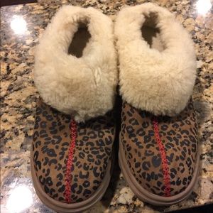 Authentic Animal Print Ugg Slippers
